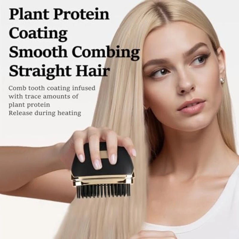 Mini Wireless Hair Straightener Brush - Swiftsprout